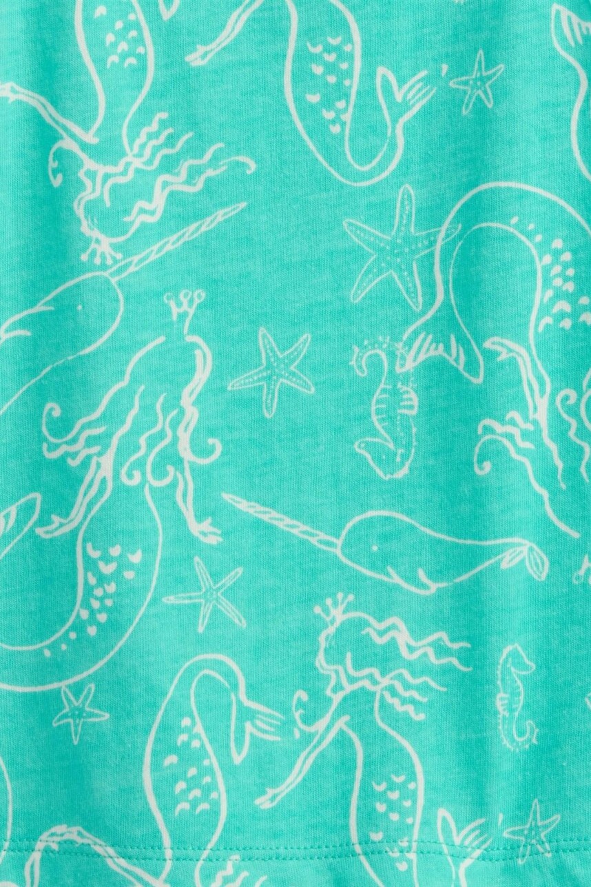 Musculosa Rib Toddler Niña Water Garden Green