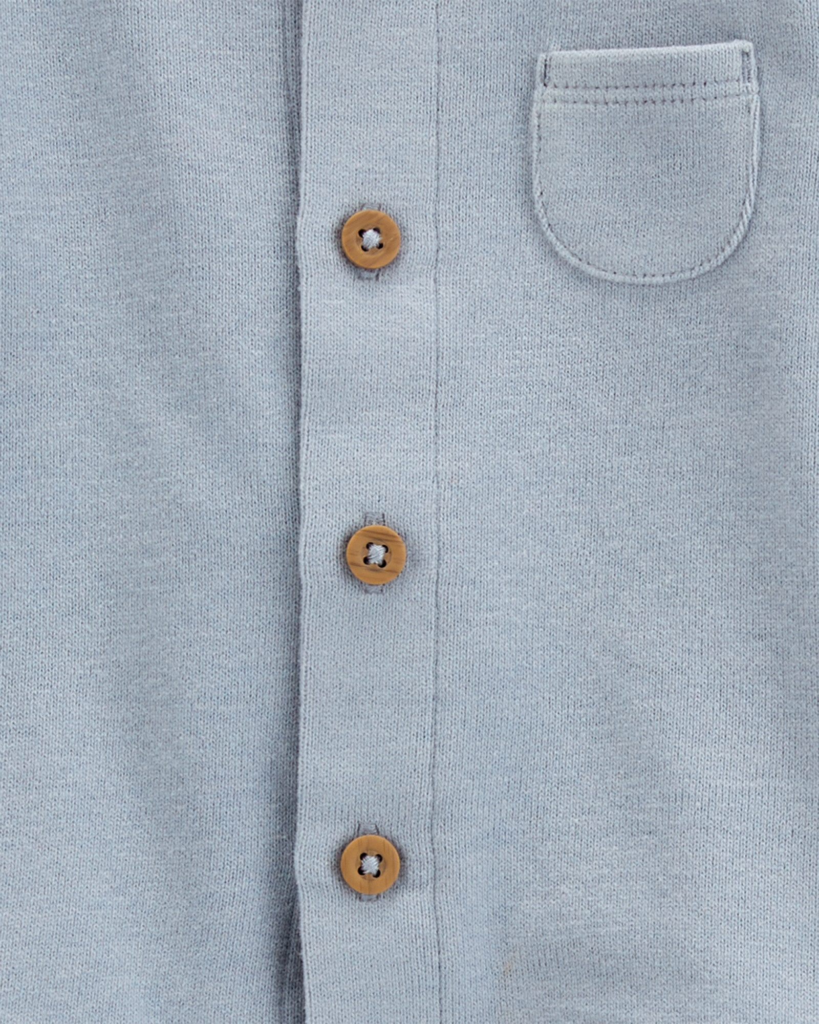 Set tres piezas de algodón, pantalón, saco y body, azules Set tres piezas de algodón, pantalón, saco y body, azules