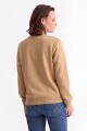 Buzo deportivo clásico escote redondo - UNISEX NATURAL
