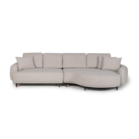 Rinconera Equilibrio - Tela Microfibra - Chaise derecho TC2029 (Tostado)