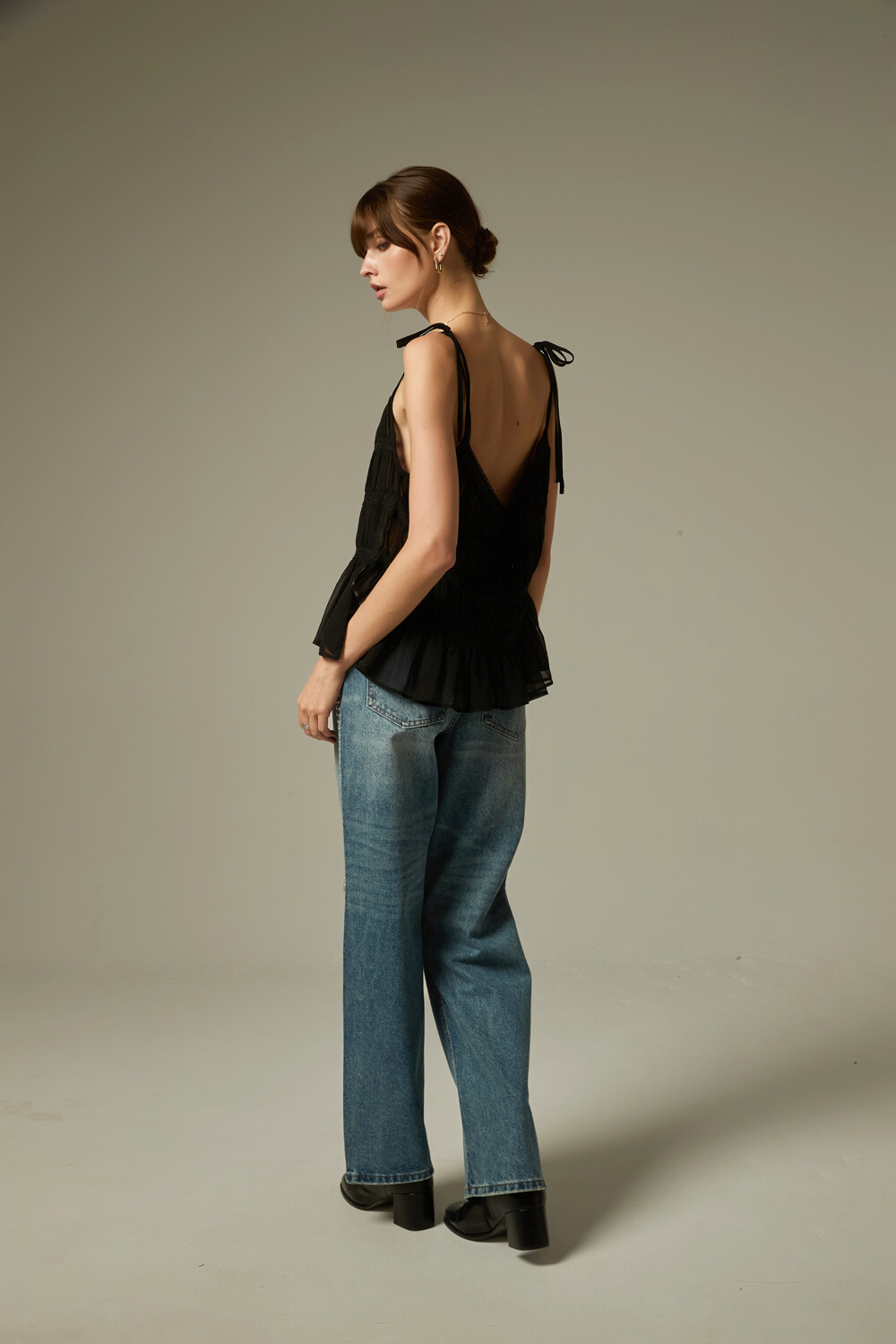Musculosa Jata Negro