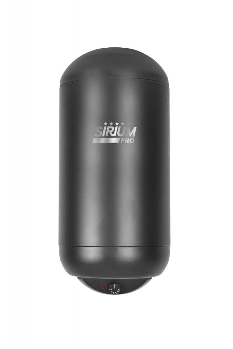Calefón Sirium Pro Black de acero 60 litros 