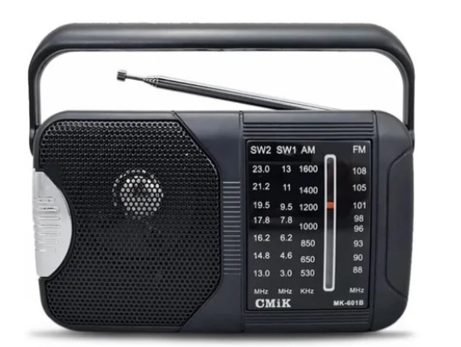 Radio Con Manija Am/fm Cmik Modelo Mk-610b 