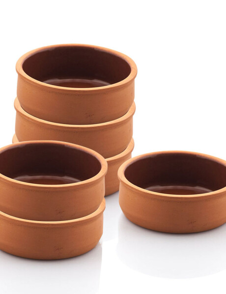 SET 6 BOWLS TERRACOTA D12x4CM 250ML SET 6 BOWLS TERRACOTA D12x4CM 250ML