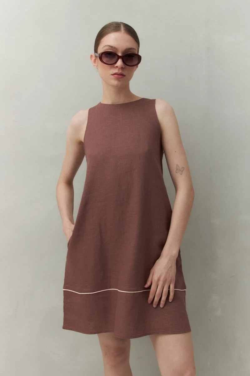 VESTIDO D.CASSIN MARLON - MARR ROSA 