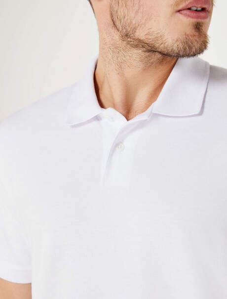 POLO BÁSICA BLANCO