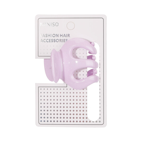 Pinza de cabello violeta