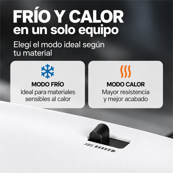 Plastificadora Laminadora A4 Frío Calor 220V Blanco