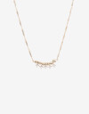 Collares Cortos Strass Collar Con Charm De Cubic Zirconia - Dorado