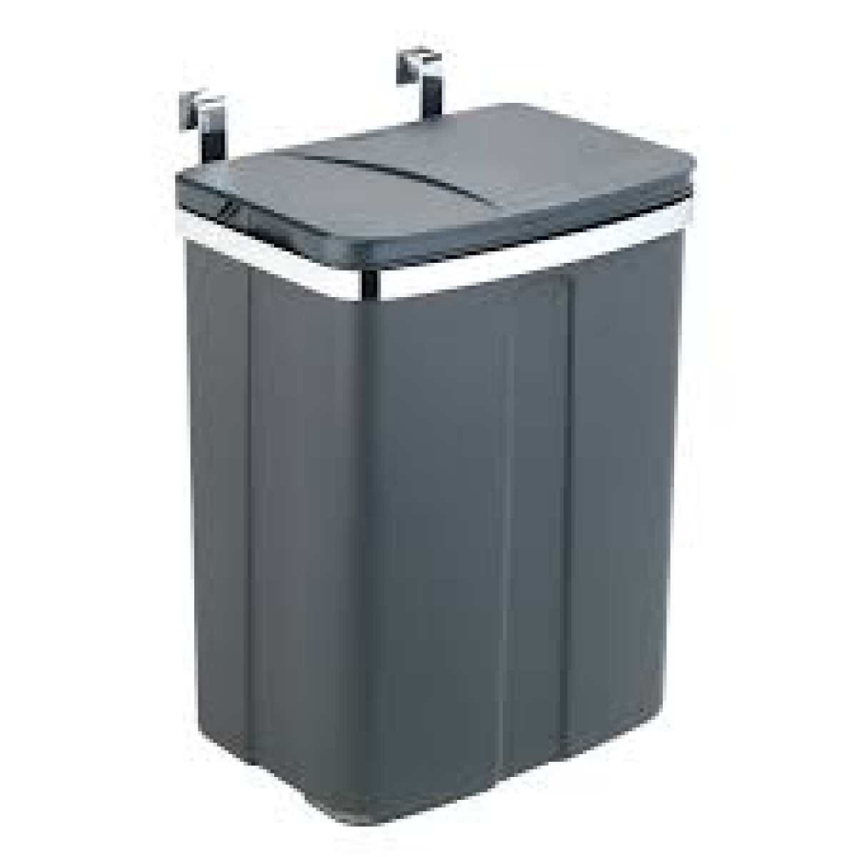 Cubo para basura de pared Gris Wenko 12 litros 