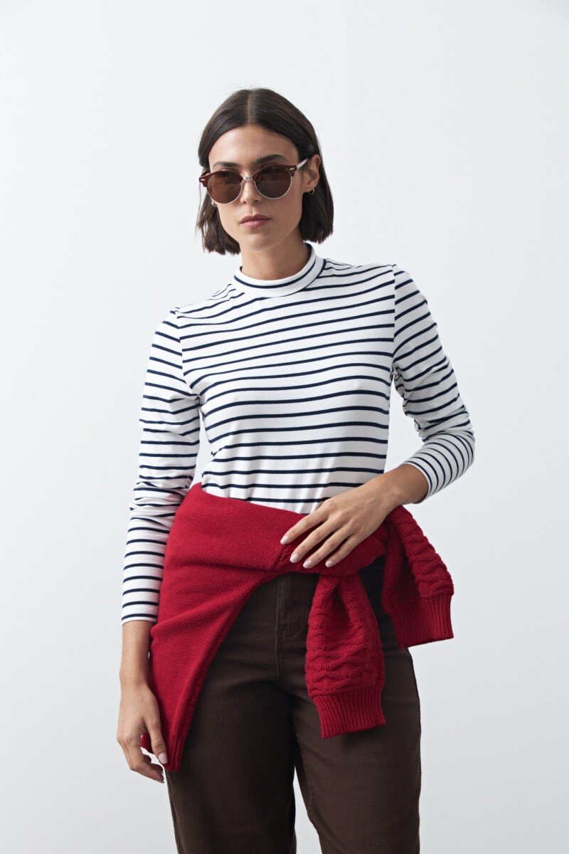 POLERA SAMUEL Azul Marino