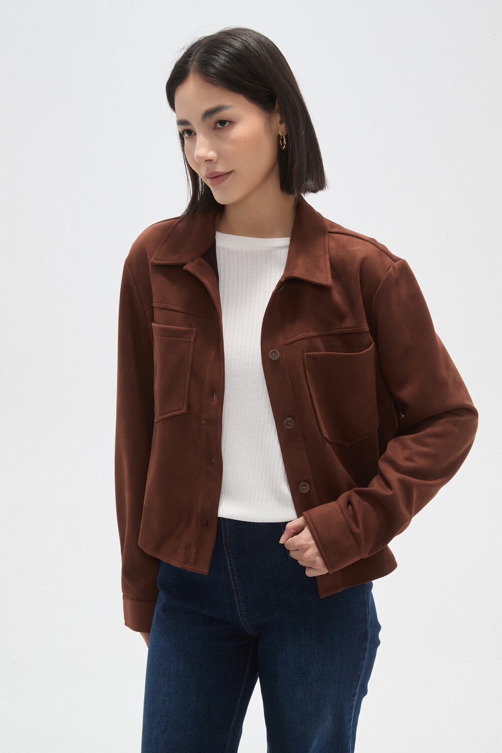 Sobrecamisa Nareli Marron