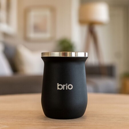 MATE BRIO CLÁSICO NEGRO NEGRO