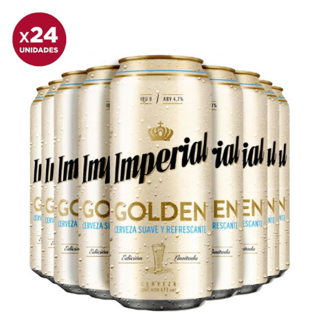 Cerveza Imperial Golden Lata 24 unidades 473 ml