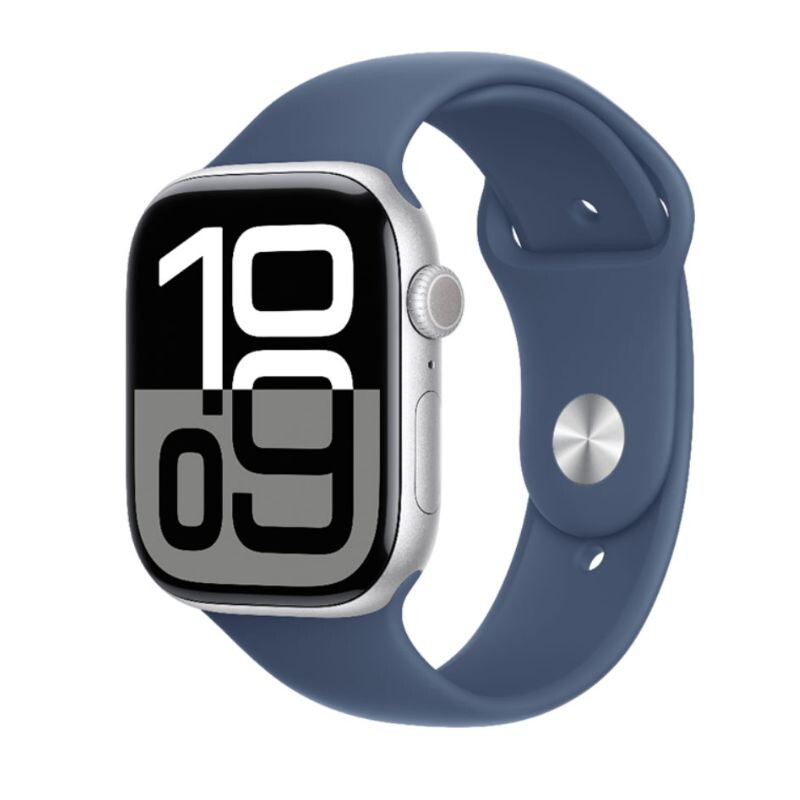 Apple Watch Series 10 46mm Silver Al Denim SB M/L (MWWM3LW/A) Apple Watch Series 10 46mm Silver Al Denim SB M/L (MWWM3LW/A)