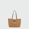 Longchamp - Cartera de cuero flexible Roseau Essential Mostaza