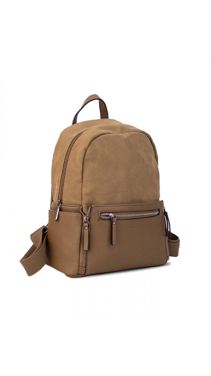 MOCHILA MIRIAM - ALMENDRA 
