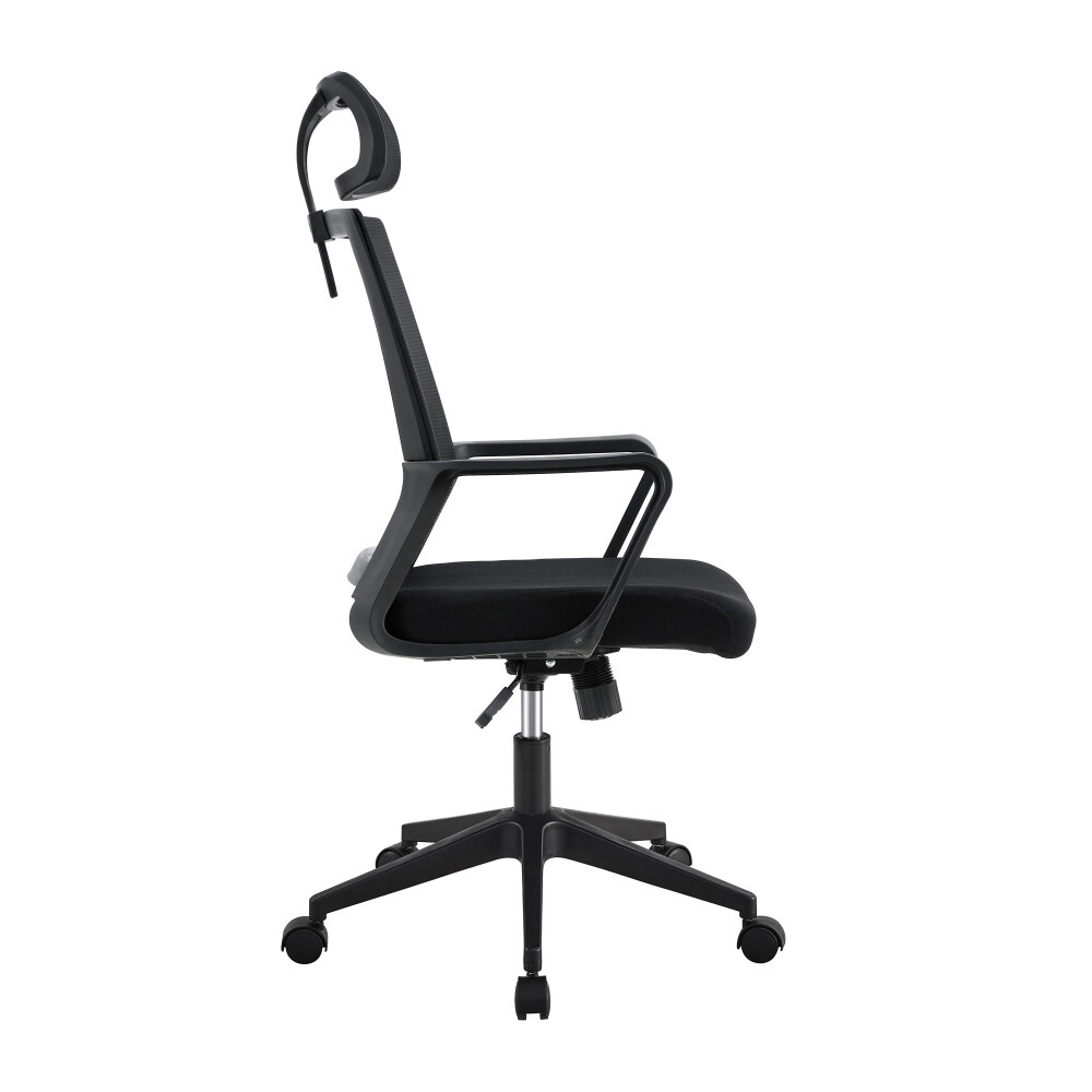 SILLA DE OFICINA MALLA NEGRO COLLINS