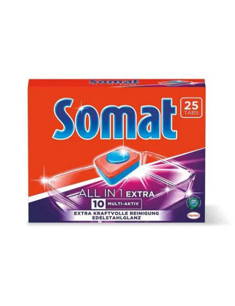 SOMAT LAVAVAJ. ALL IN 1, 25 PASTILLAS SOMAT LAVAVAJ. ALL IN 1, 25 PASTILLAS