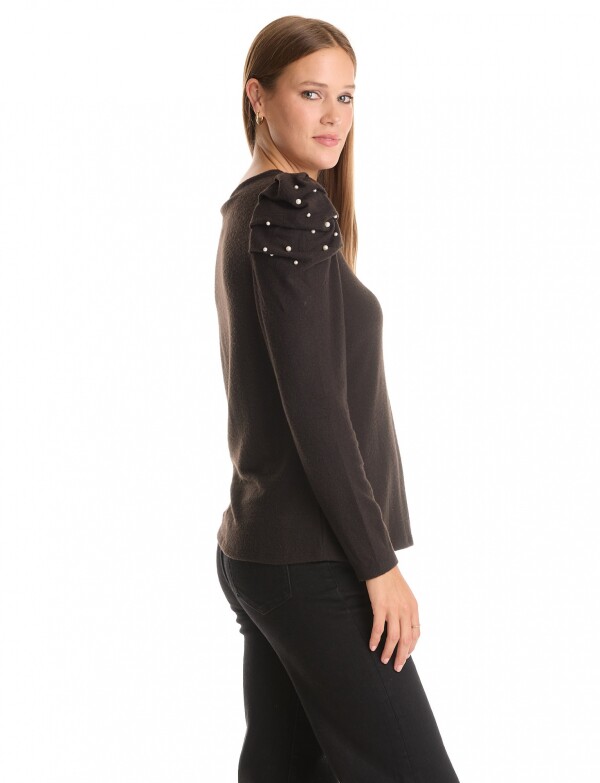 Buzo Soft Perlas NEGRO