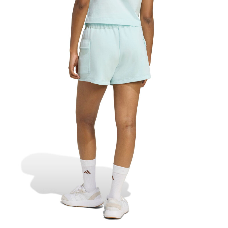 Short de Mujer Adidas Cargo Essentials Logo Verde Menta