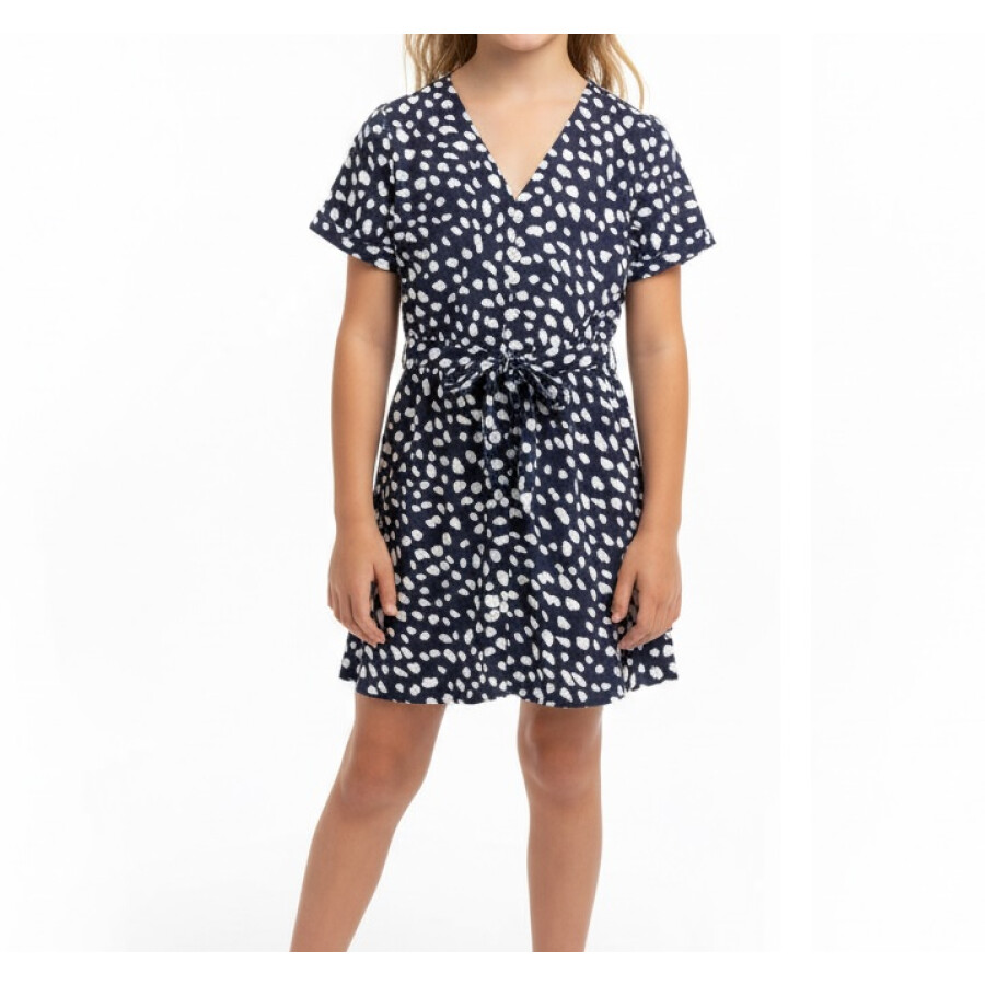 CHERRY TEENS VESTIDO NAVY