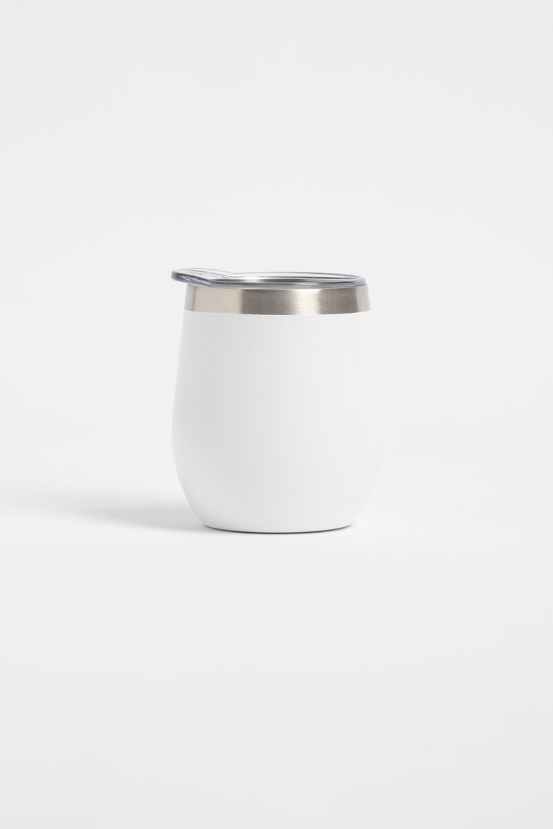 Mate acero inoxidable Blanco