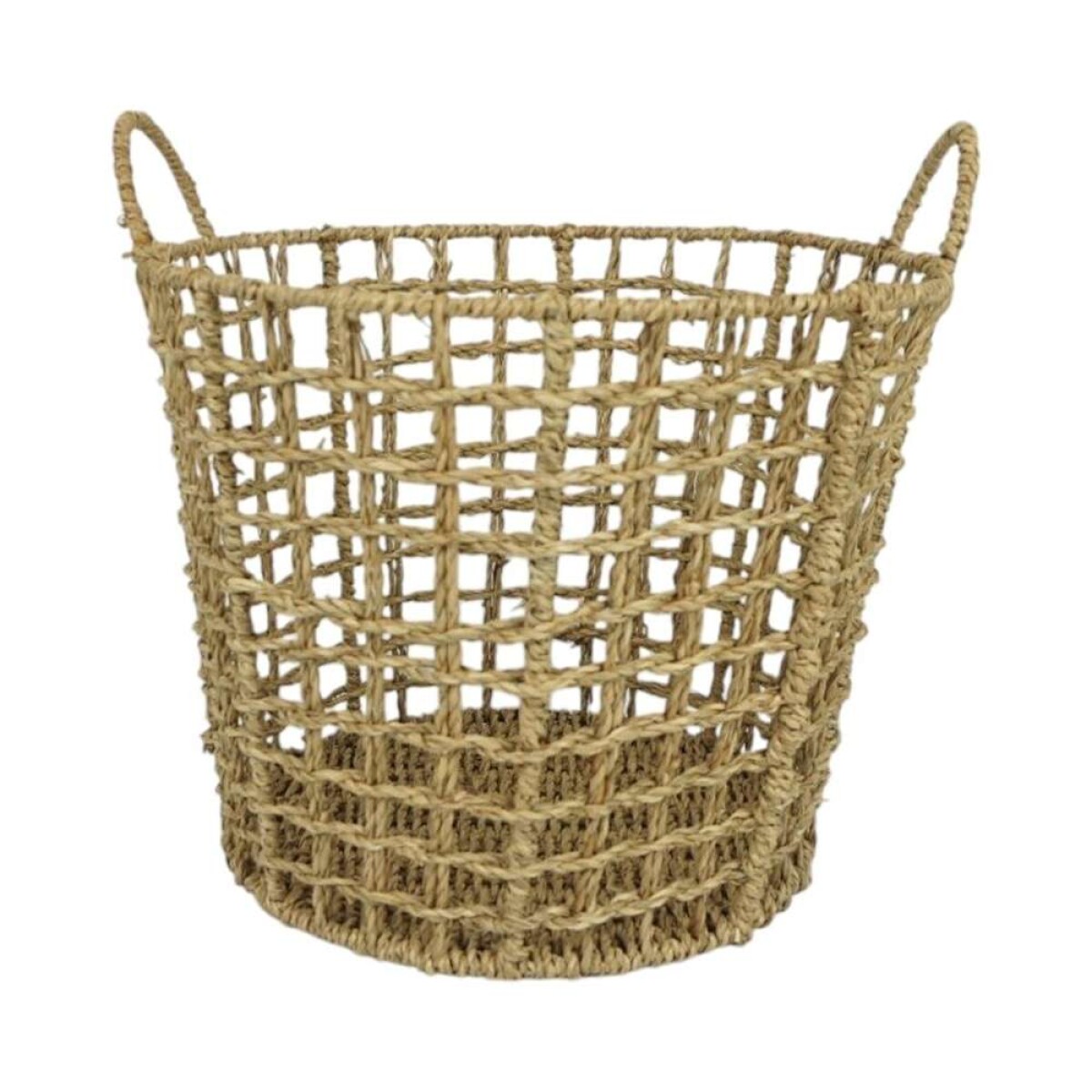 Cesto Alto C/Asas Seagrass D30/25Xh25/30 - Natural 
