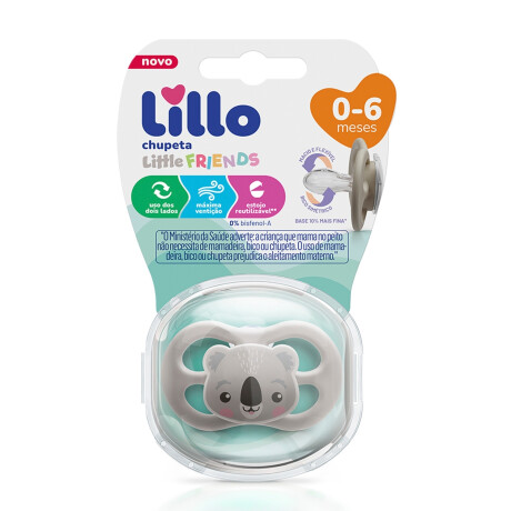 Chupete Lillo Anatómico de Silicona Koala 0-6 Meses Talle 2 Chupete Lillo Anatómico de Silicona Koala 0-6 Meses Talle 2
