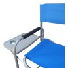 Silla plegable director con mesa Azul