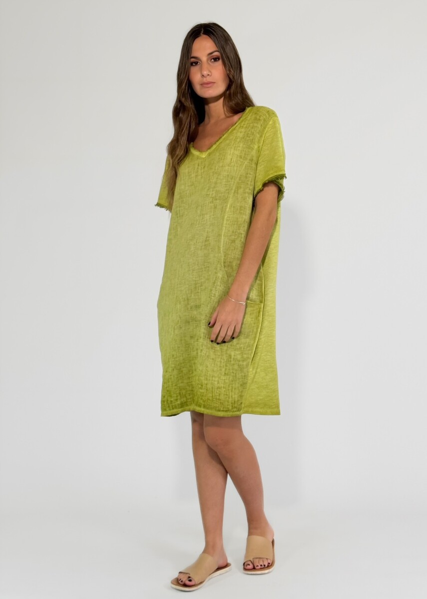 VESTIDO MARTINICA CORTO - VERDE 