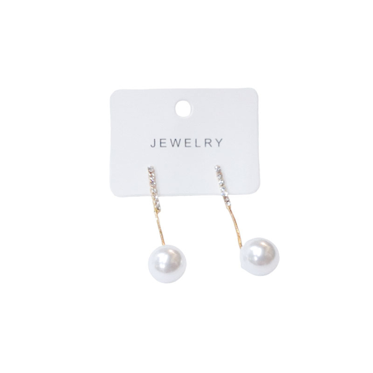 Aretes brillantes perlas - Aretes Brillantes Perlas 