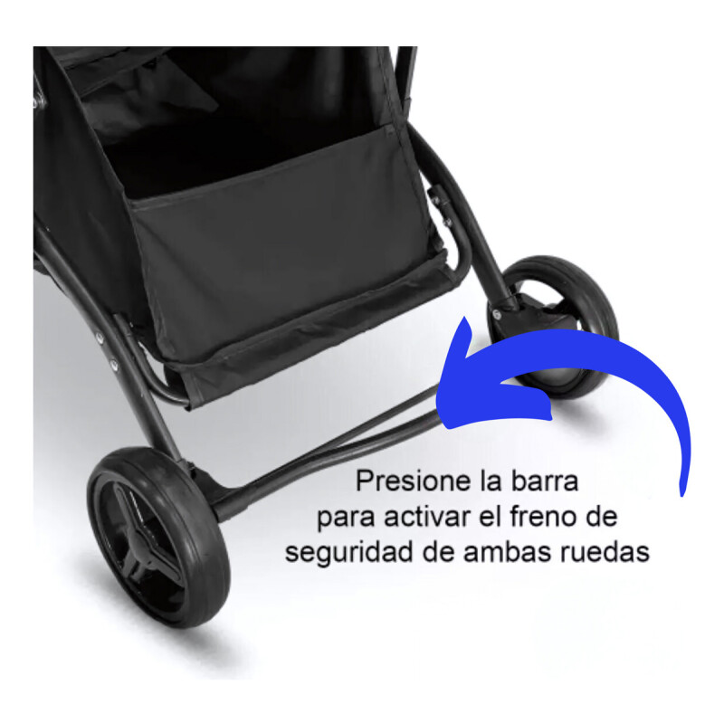 Coche Paragüitas Plegable 3 Posiciones Para Bebe Carriola Azul