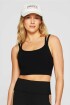 Top Principal Longline Medium Impact Sports Bra Mujer Black