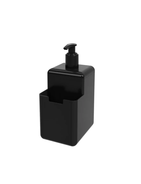 DISPENSADOR DE JABON PLASTICO SINGLE 500ML NEGRO DISPENSADOR DE JABON PLASTICO SINGLE 500ML NEGRO