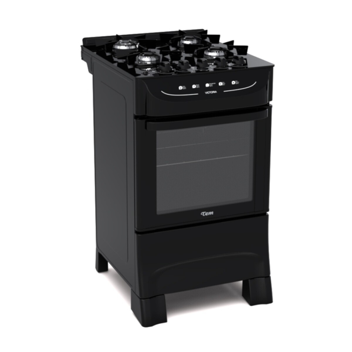 Cocina Gas Tem Victoria Glass 4 H. 