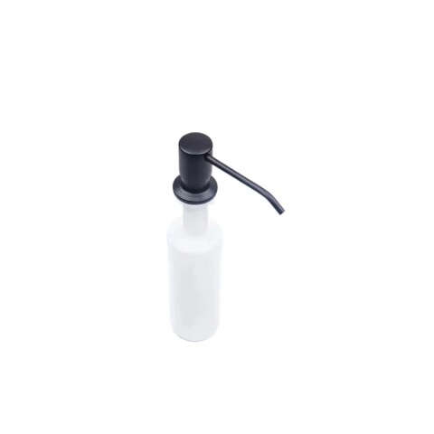 Dispensador de jabón bajo mesada 500 ml Negro Mate Dispensador De Jabón Bajo Mesada 500 Ml Negro Mate
