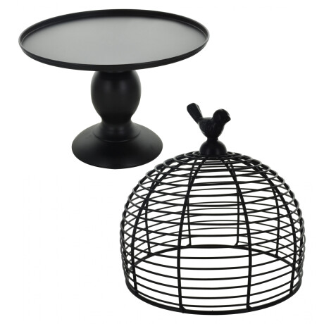 Plato de metal con campana para torta Plato de metal con campana para torta