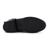 Comfortflex Bota Caña Baja C/ Tira Y Hebilla Cuero/caima Negro