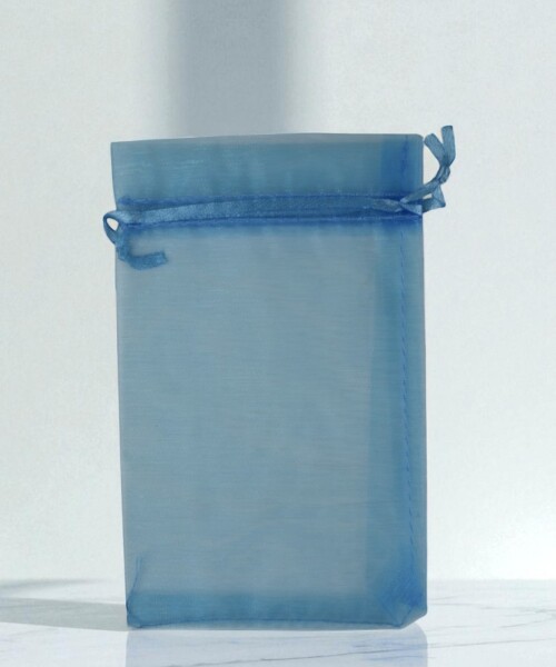 Bolsa organza 12x17 cm. TURQUESA