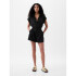 4 IN 365 LINEN SHORT BLACK 22
