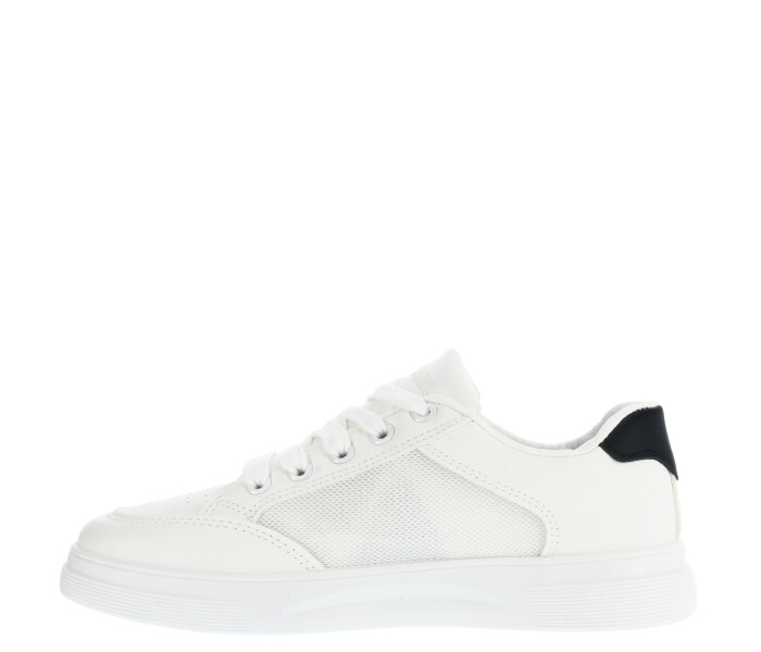Deportivo MILO con materiales combinados White/Black