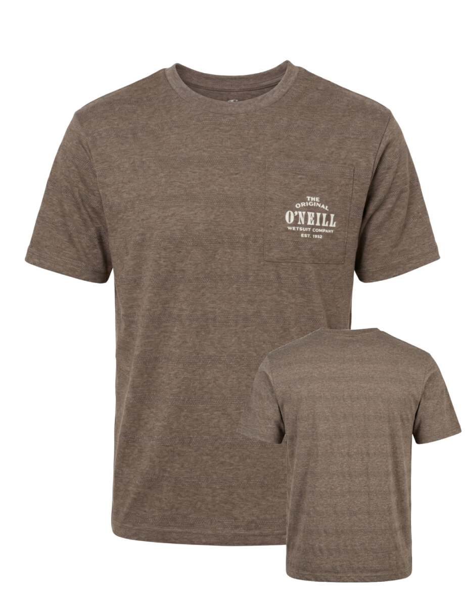 Remera O'Neill Heritage Pocket Series - Marron 