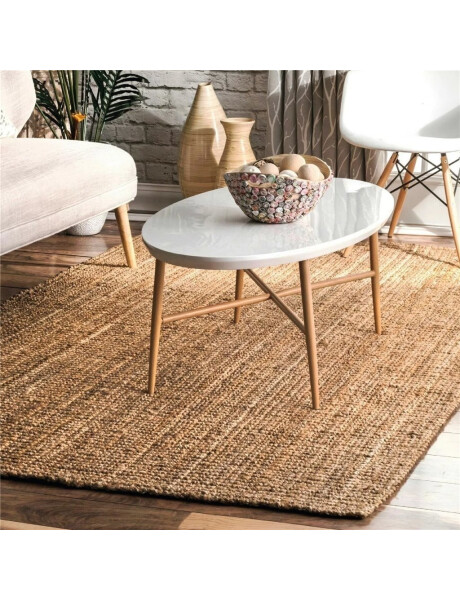 ALFOMBRA DE YUTE 120x160CM NATURAL ALFOMBRA DE YUTE 120x160CM NATURAL