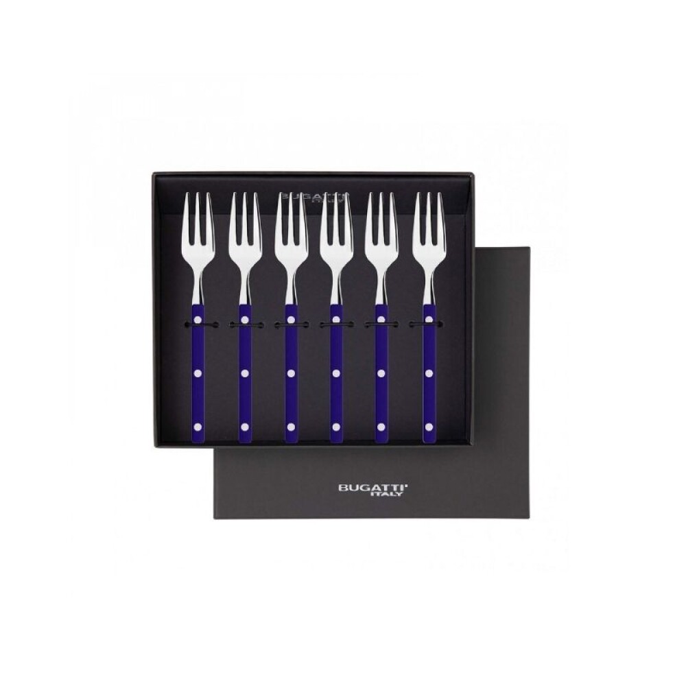 BUGATTI ALLEGRA 6PZ TENEDOR POSTRE GIFT BOX BLUEBERRY BUGATTI ALLEGRA 6PZ TENEDOR POSTRE GIFT BOX BLUEBERRY