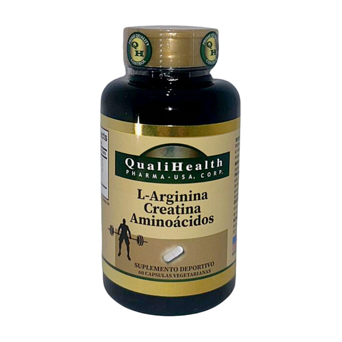 QUALIHEALTH L-ARGININA CREATINA X 60 CAP única
