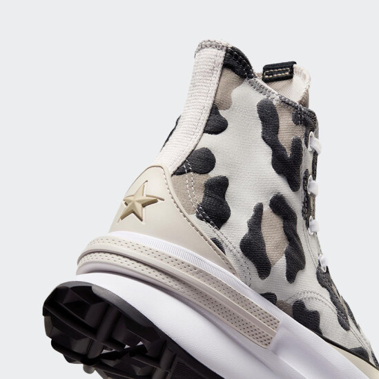 Championes Converse Run Star Legacy CX Platform Leopard Beige