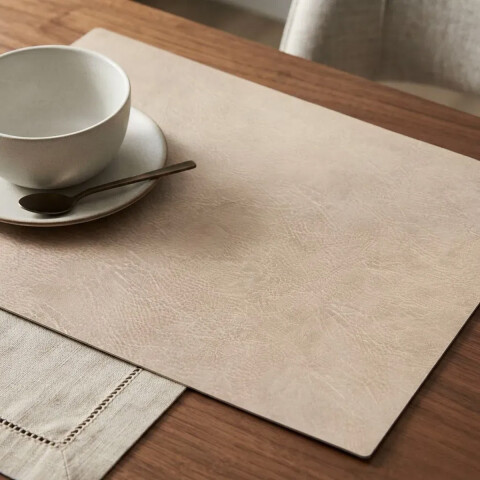 Individual Simil Cuero Laminado Home Class 30 x 45 cm BEIGE