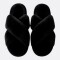 Pantufla Cruzada Varios Colores Negro