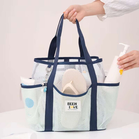 Bolso Playa Tote con Compartimentos Verde